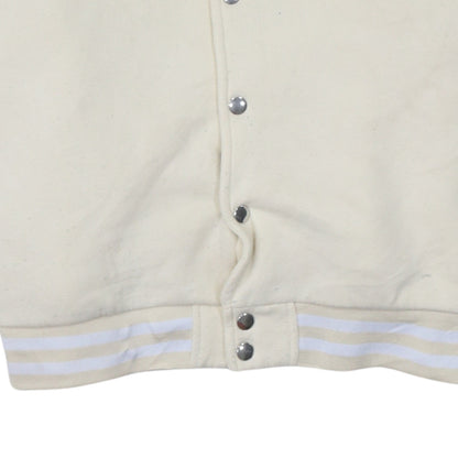 Mens UK Size XS boohooMAN Beige Varsity Jacket