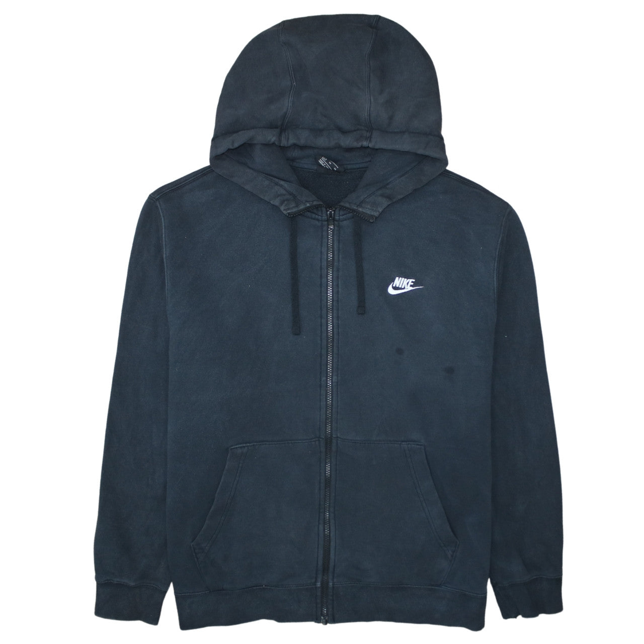 Mens UK Size XL Nike Black Full Zip Hoodie