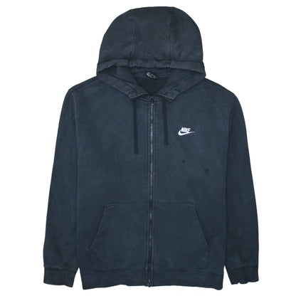 Mens UK Size XL Nike Black Full Zip Hoodie