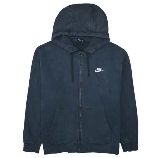 Mens UK Size XL Nike Black Full Zip Hoodie
