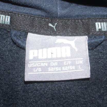 Mens UK Size L PUMA Black Full Zip Hoodie
