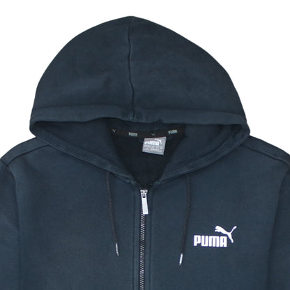 Mens UK Size L PUMA Black Full Zip Hoodie