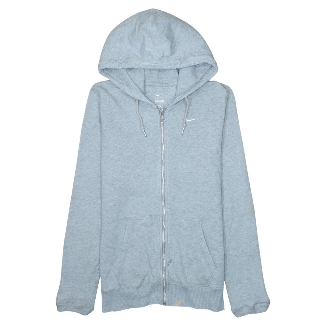 Mens UK Size S Nike Grey Full Zip Hoodie