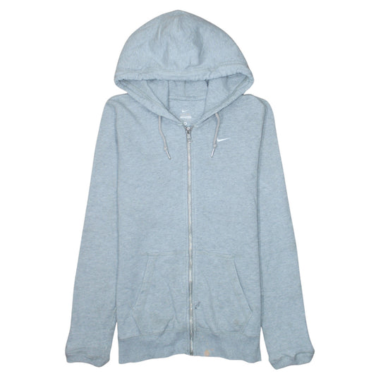 Mens UK Size S Nike Grey Full Zip Hoodie