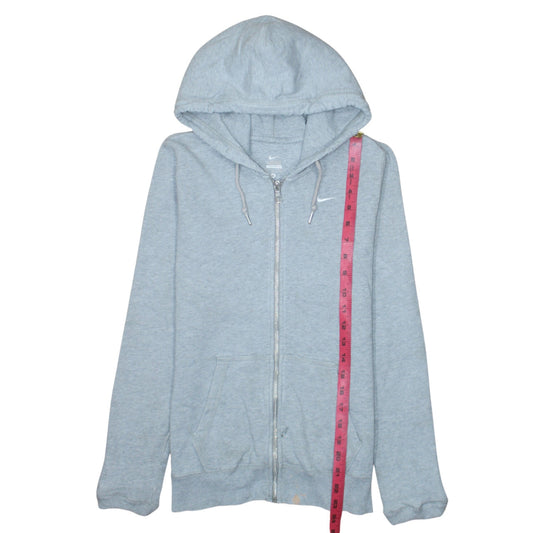 Mens UK Size S Nike Grey Full Zip Hoodie