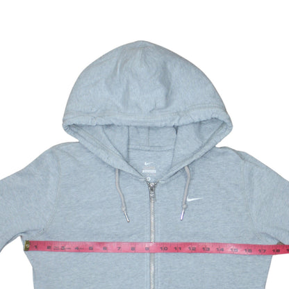Mens UK Size S Nike Grey Full Zip Hoodie