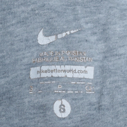 Mens UK Size S Nike Grey Full Zip Hoodie