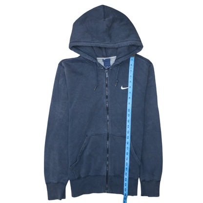 Mens UK Size M Nike Blue Full Zip Hoodie