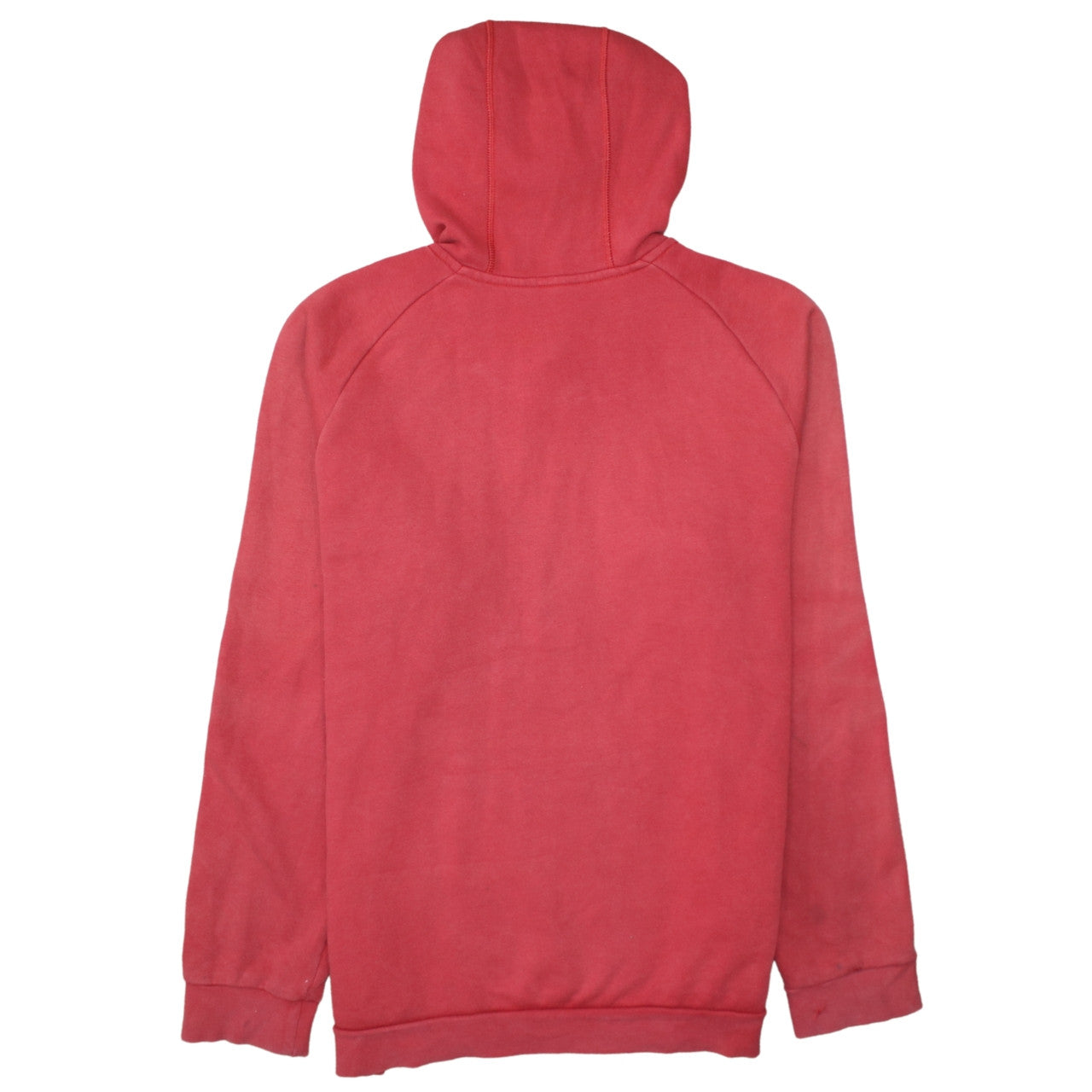 Mens UK Size L adidas Red Pullover Hoodie