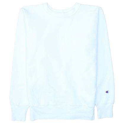 Womens UK Size L Champion White Pullover Sweatshirt
