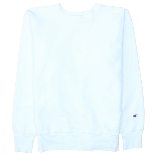 Womens UK Size L Champion White Pullover Sweatshirt