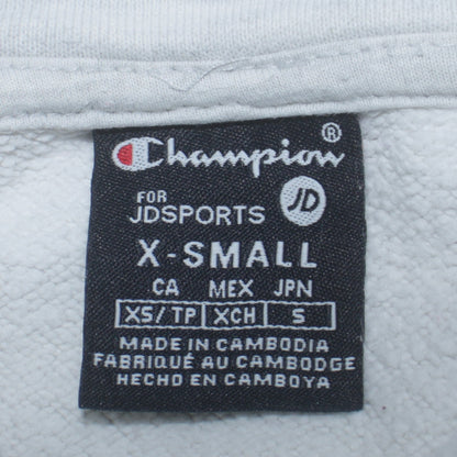 Womens UK Size XS Champion Grey Pullover Hoodie