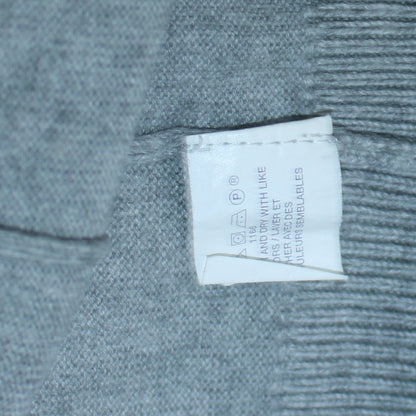 GAP Women’s Grey V-Neck Long Sleeve Pima Cotton Jumper Size M