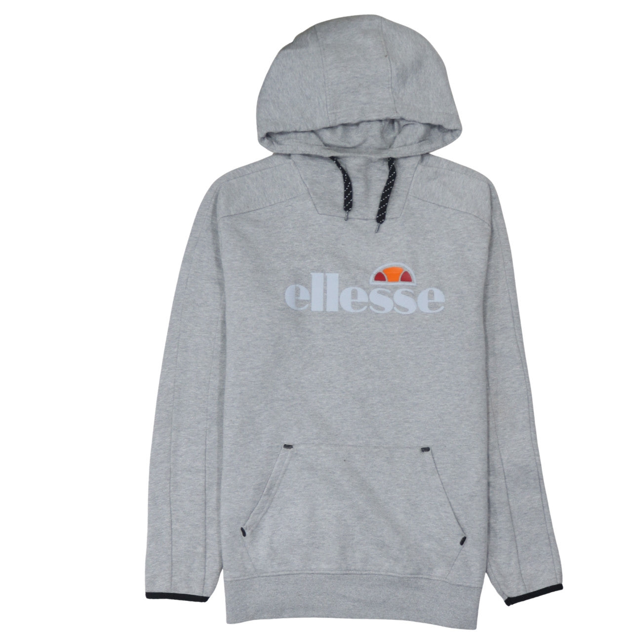 Mens UK Size S ellesse Grey Pullover Hoodie