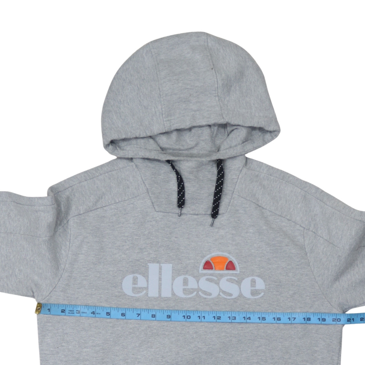 Mens UK Size S ellesse Grey Pullover Hoodie