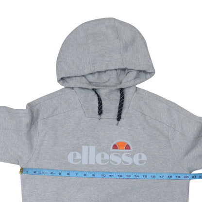 Mens UK Size S ellesse Grey Pullover Hoodie