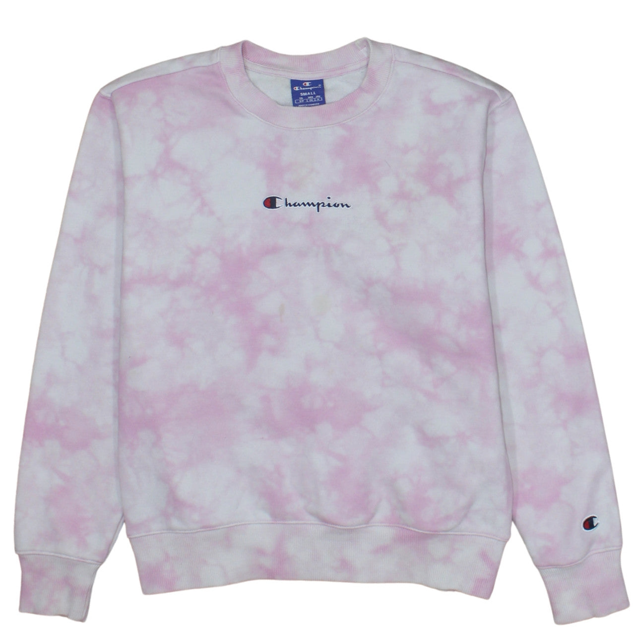 Womens UK Size S Champion Pink Pullover Sweatshirt