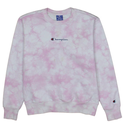 Womens UK Size S Champion Pink Pullover Sweatshirt