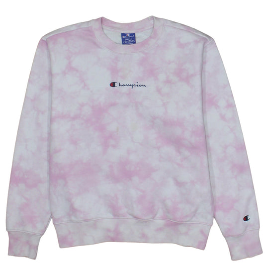Womens UK Size S Champion Pink Pullover Sweatshirt