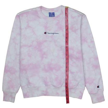 Womens UK Size S Champion Pink Pullover Sweatshirt