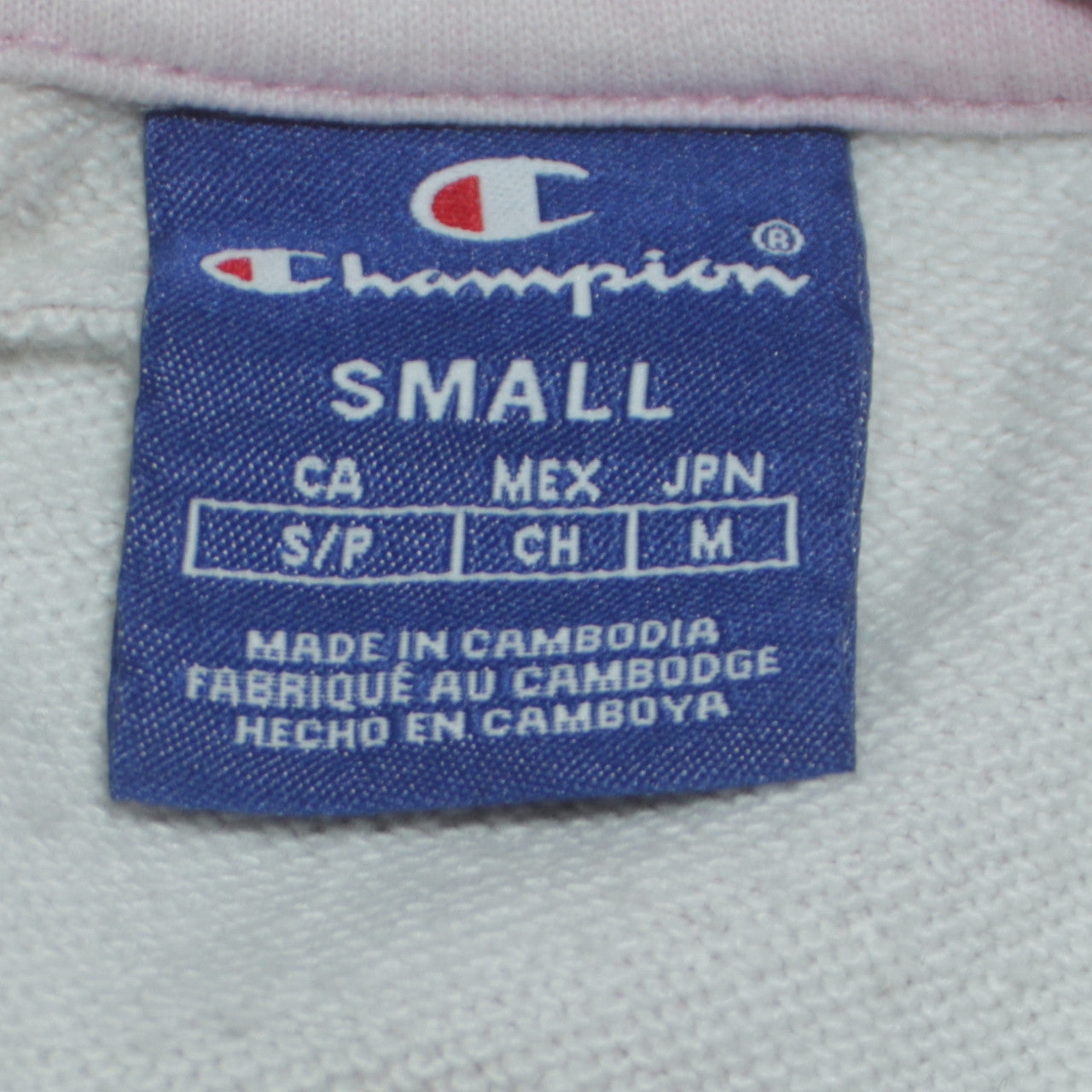 Womens UK Size S Champion Pink Pullover Sweatshirt