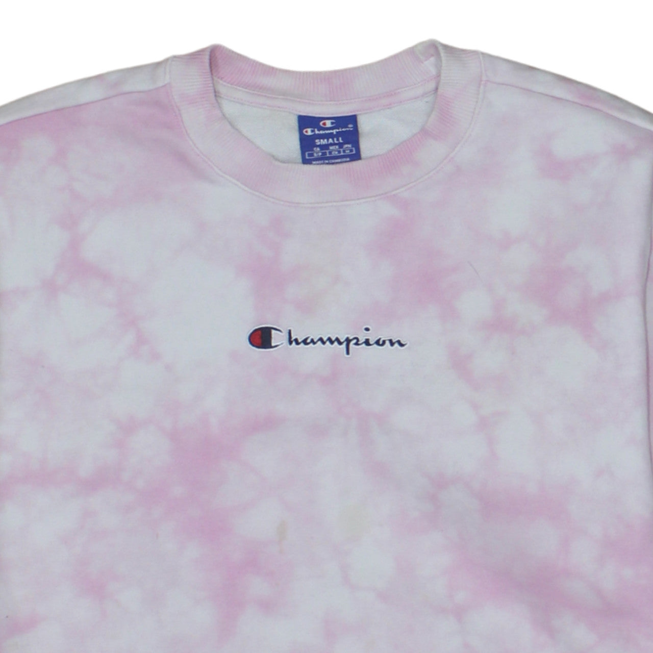 Womens UK Size S Champion Pink Pullover Sweatshirt