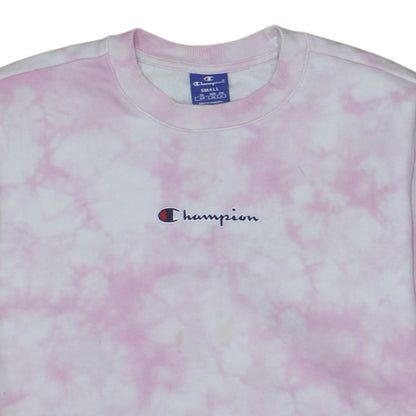 Womens UK Size S Champion Pink Pullover Sweatshirt