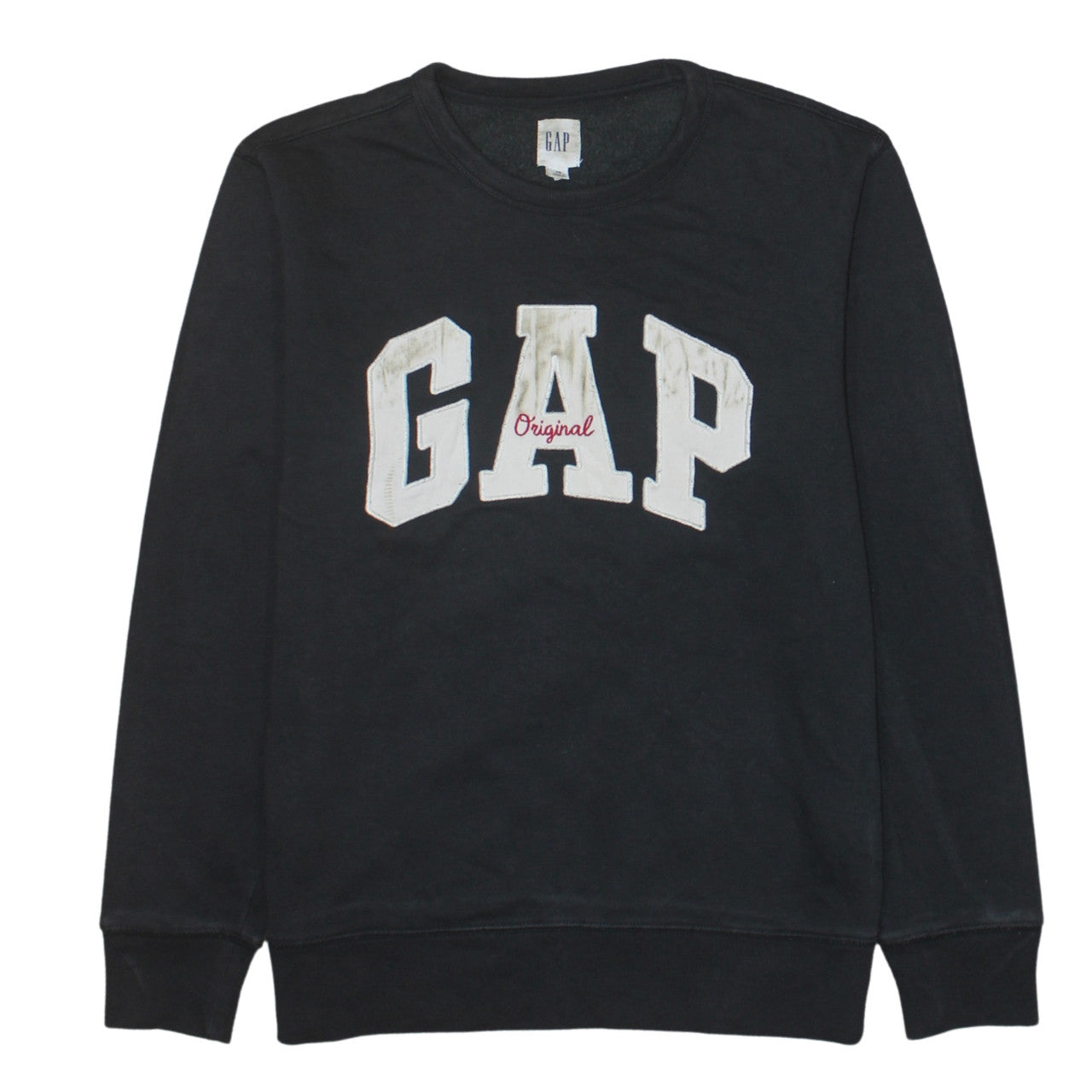 Mens UK Size XS Gap Black Pullover Sweatshirt