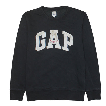 Mens UK Size XS Gap Black Pullover Sweatshirt