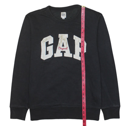 Mens UK Size XS Gap Black Pullover Sweatshirt