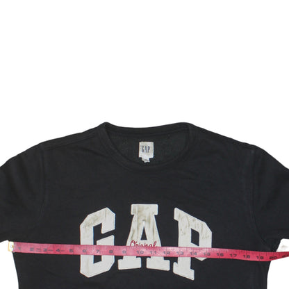 Mens UK Size XS Gap Black Pullover Sweatshirt