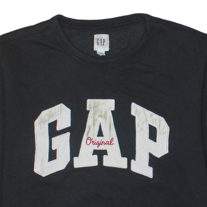 Mens UK Size XS Gap Black Pullover Sweatshirt