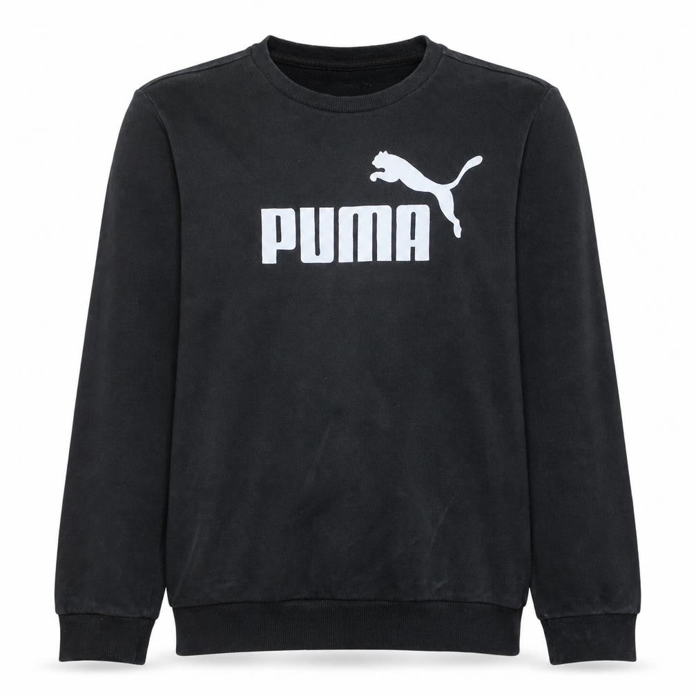 Mens UK Size M PUMA Black Pullover Sweatshirt