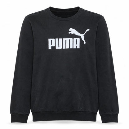 Mens UK Size M PUMA Black Pullover Sweatshirt