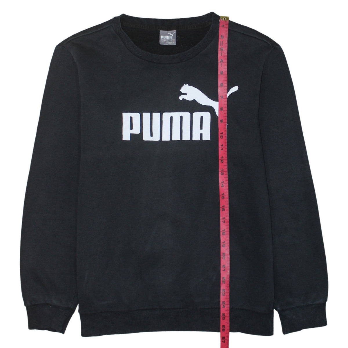 Mens UK Size M PUMA Black Pullover Sweatshirt