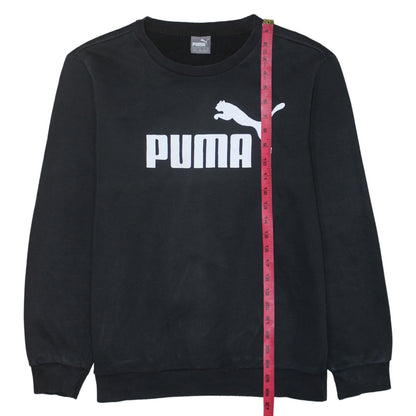 Mens UK Size M PUMA Black Pullover Sweatshirt