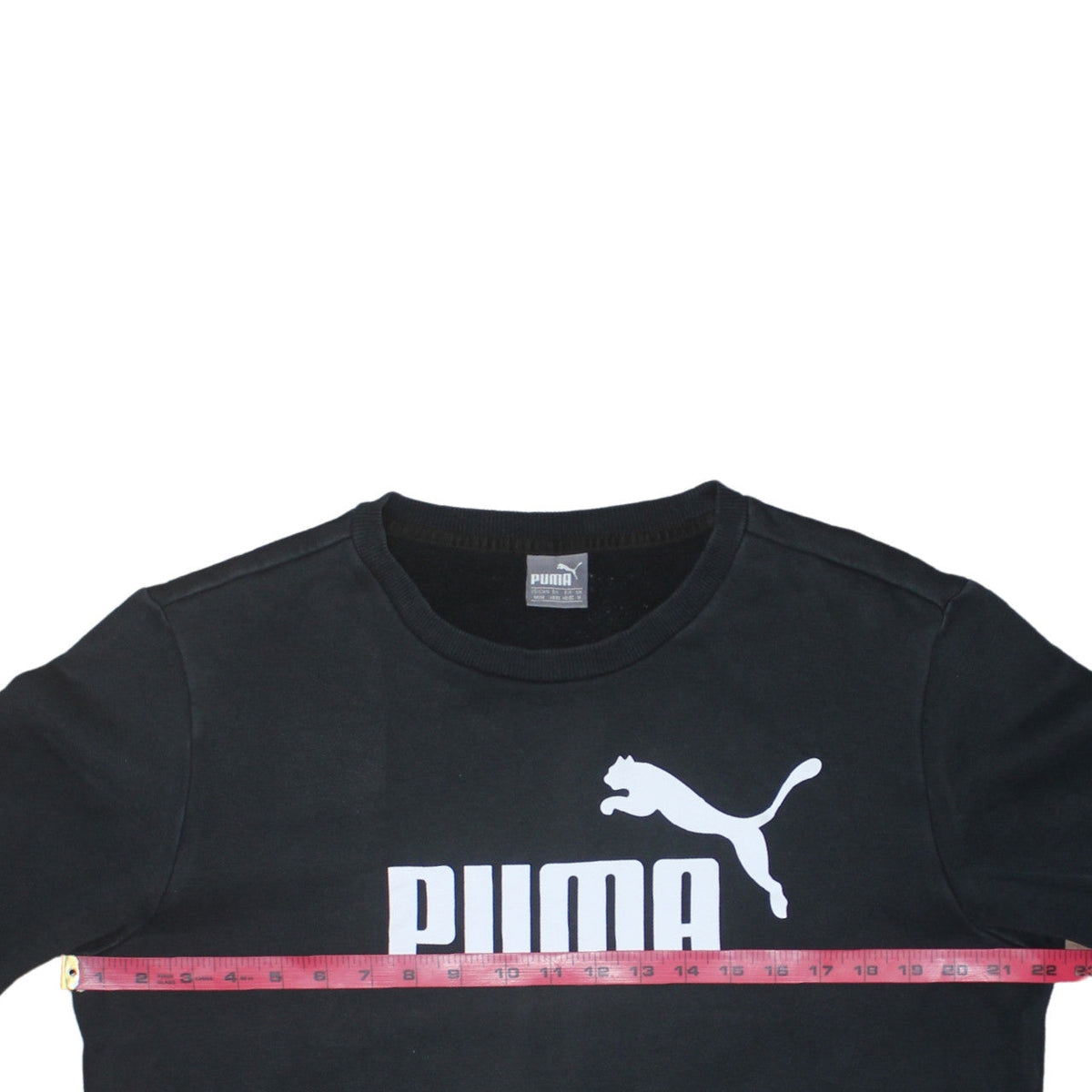 Mens UK Size M PUMA Black Pullover Sweatshirt
