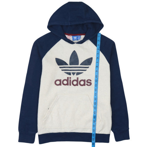 Boys UK Size 13-14 Years adidas Beige Pullover Hoodie