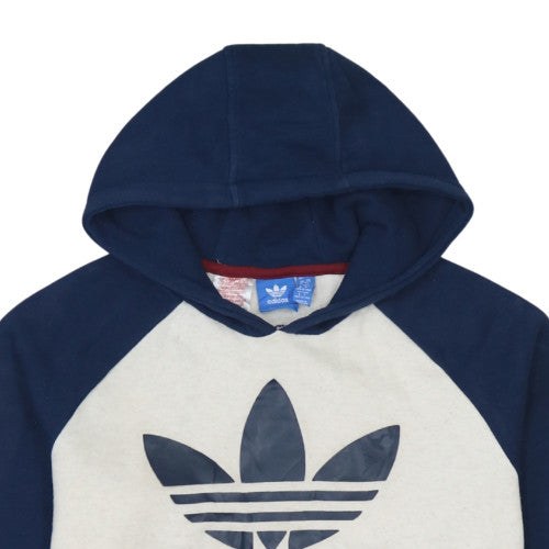 Boys UK Size 13-14 Years adidas Beige Pullover Hoodie