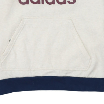 Boys UK Size 13-14 Years adidas Beige Pullover Hoodie