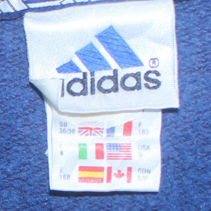 Mens UK Size S adidas Blue Pullover Sweatshirt