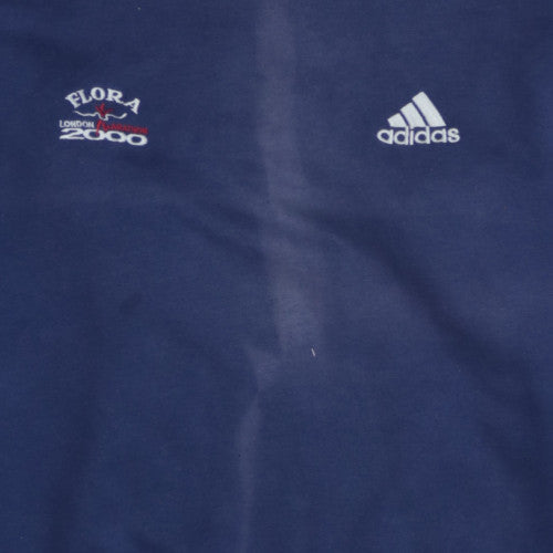 Mens UK Size S adidas Blue Pullover Sweatshirt