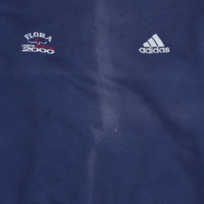Mens UK Size S adidas Blue Pullover Sweatshirt