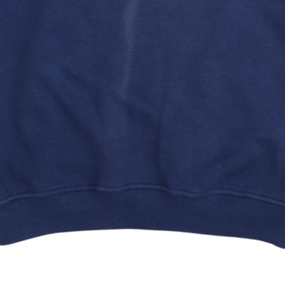 Mens UK Size S adidas Blue Pullover Sweatshirt