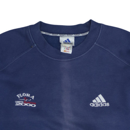 Mens UK Size S adidas Blue Pullover Sweatshirt