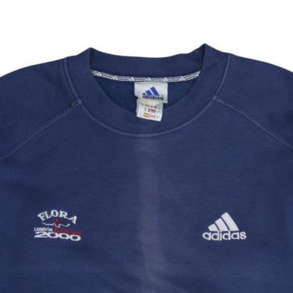Mens UK Size S adidas Blue Pullover Sweatshirt