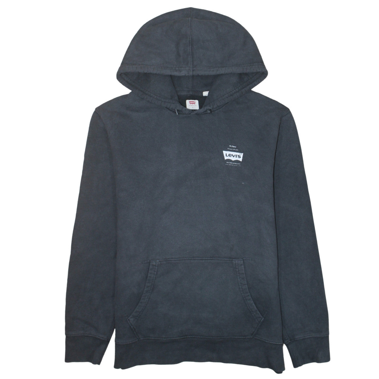 Mens UK Size L Levi's Black Pullover Hoodie