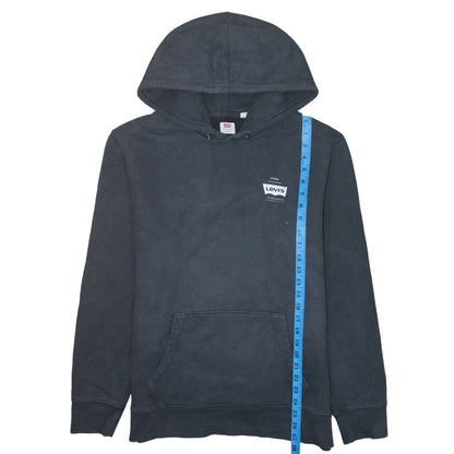 Mens UK Size L Levi's Black Pullover Hoodie