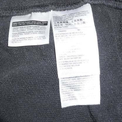 Mens UK Size L Levi's Black Pullover Hoodie