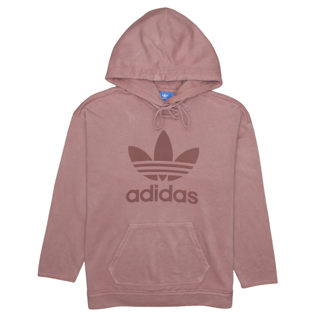 Womens UK Size 8 adidas Pink Pullover Hoodie
